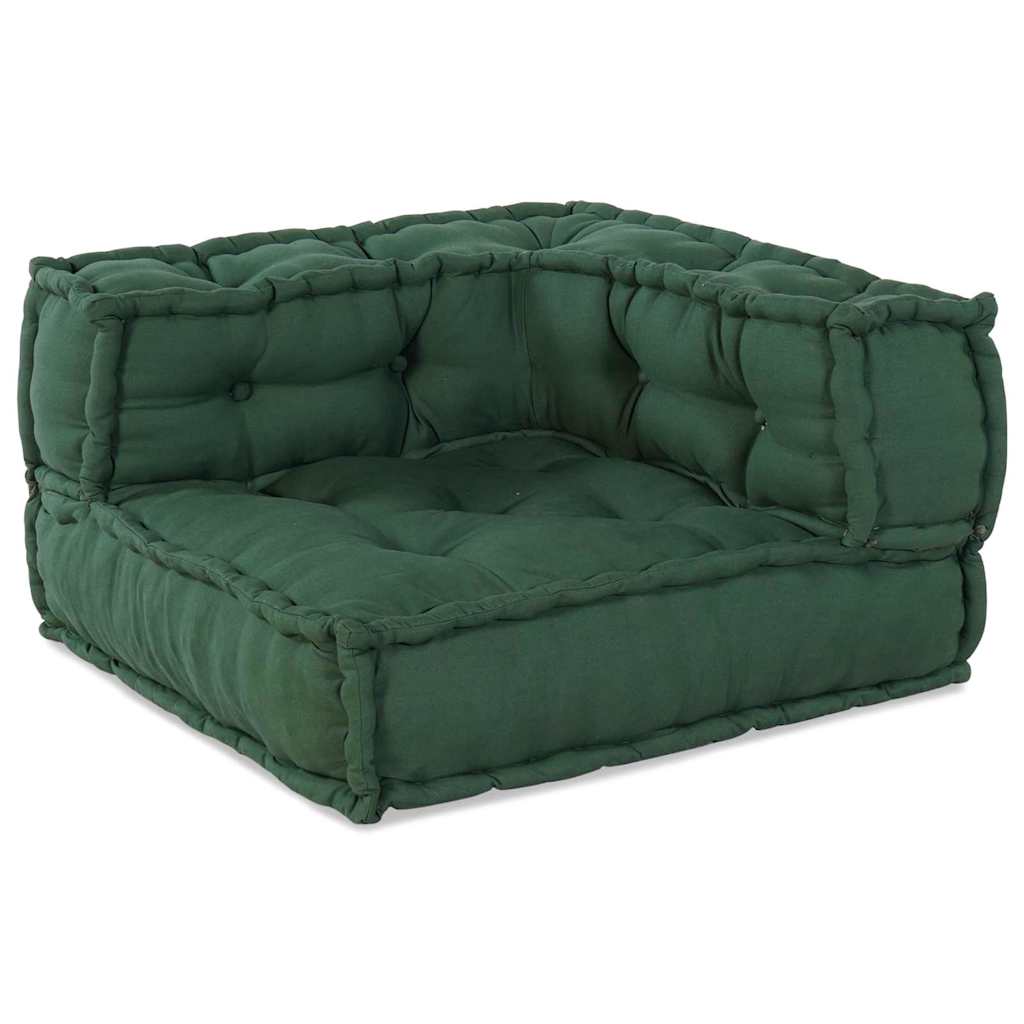 Modular Sofa 3 pc Green Fabric