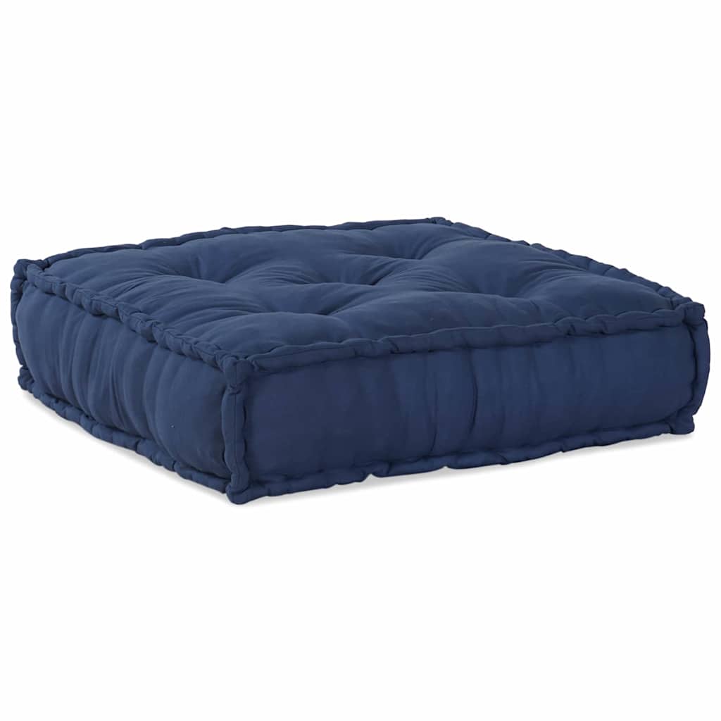 Modular Sofa 3 pcs Indigo Fabric