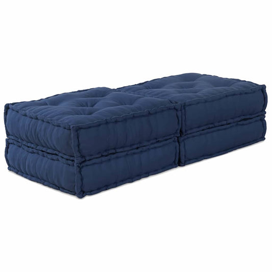 Modulares Sofa 2 pcs Indigo 140 x 70 x 36 cm Stoff