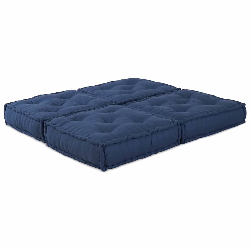 Modular Sofa 2 pcs Indigo 140 x 70 x 36 cm Fabric