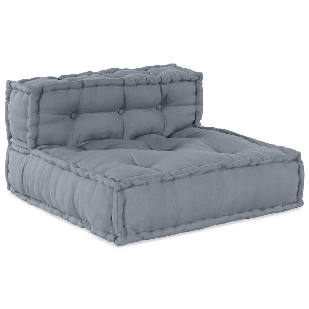 Modulares Sofa 3 pcs Grau Stoff