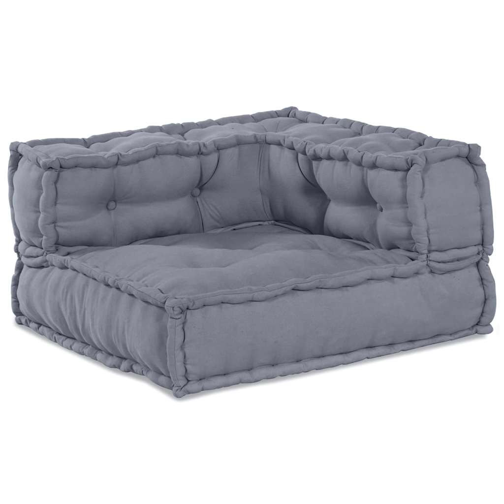Modulares Sofa 4 pcs Grau Stoff