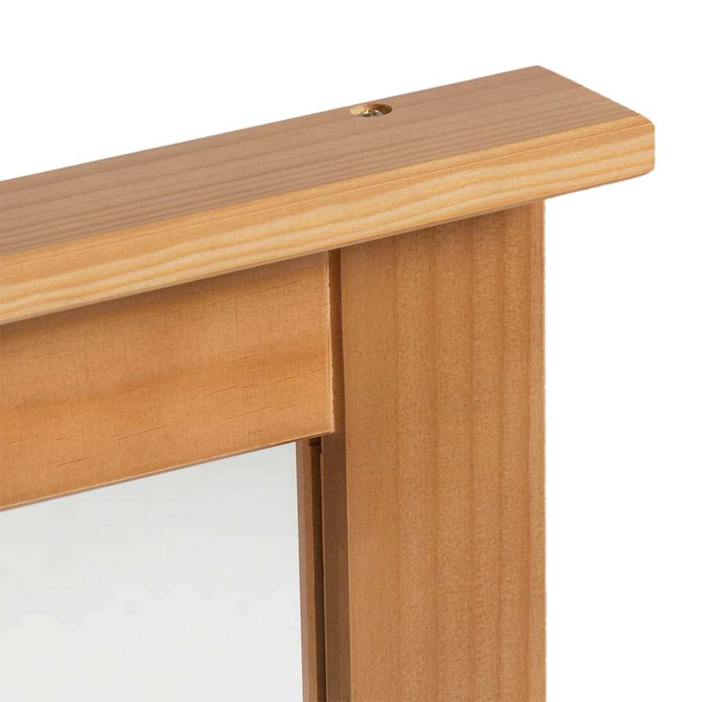 VIGO Honey Brown Mirror 55.5 x 5 x 70 cm Solid Pine