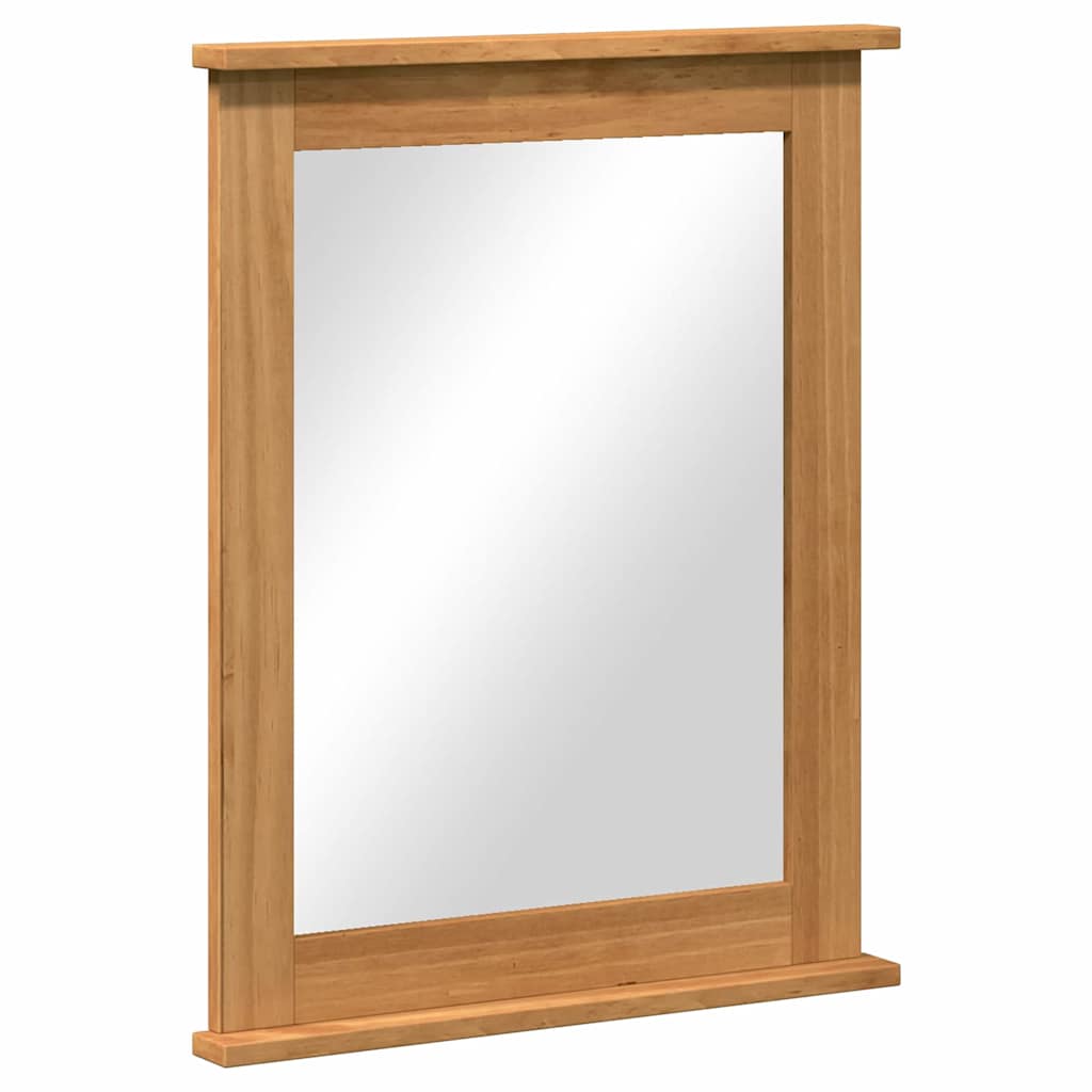 VIGO Honey Brown Mirror 55.5 x 5 x 70 cm Solid Pine