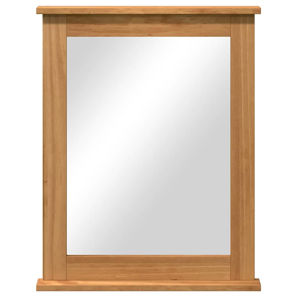 VIGO Honey Brown Mirror 55.5 x 5 x 70 cm Solid Pine