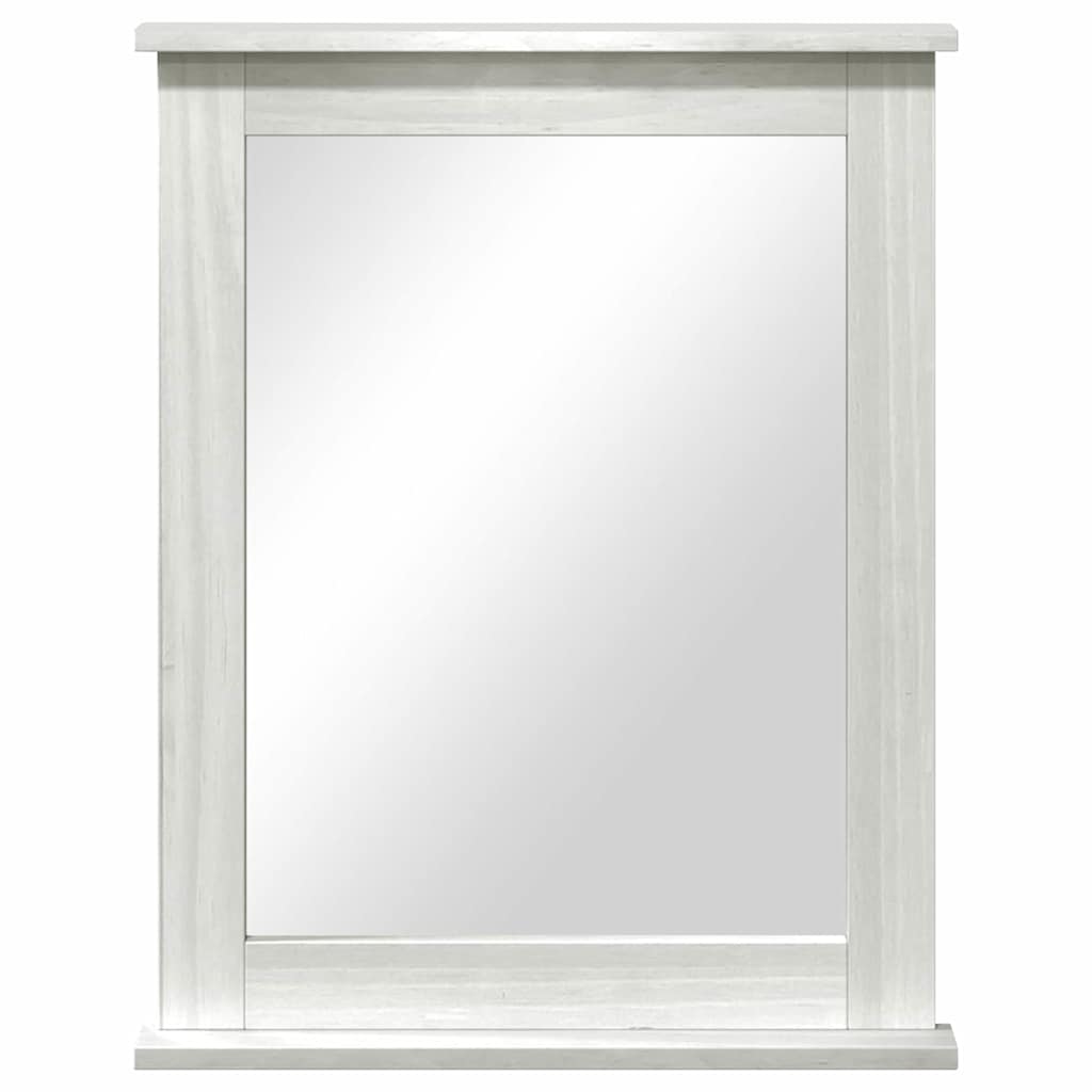 Mirror VIGO Antique White 55.5 x 5 x 70 cm Solid Pine