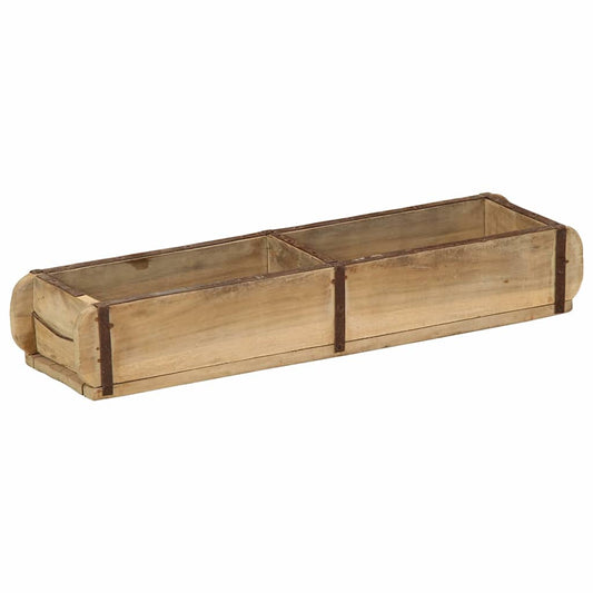 Tray Brown 57 x 15 x 9 cm Solid Reclaimed Wood