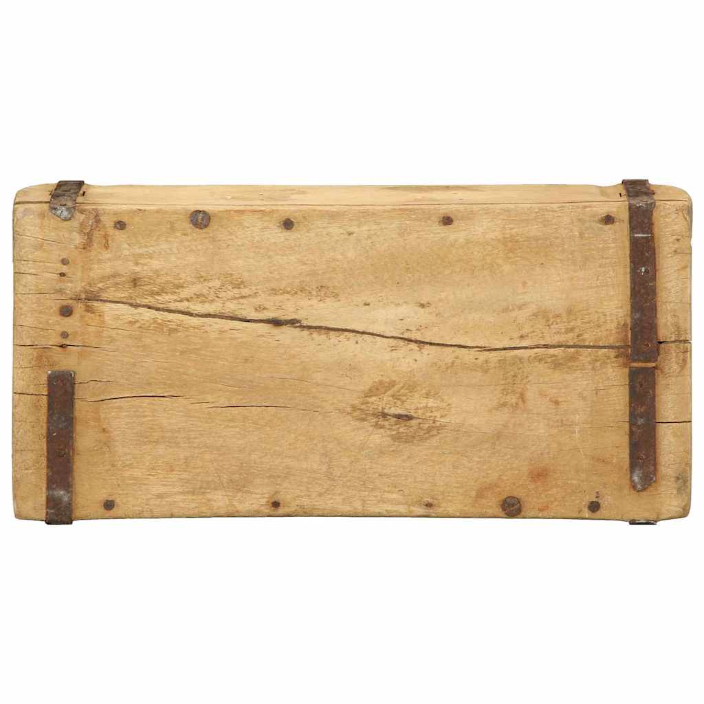 Tray 4 pcs Brown 30 x 14 x 9 cm Solid Reclaimed Wood