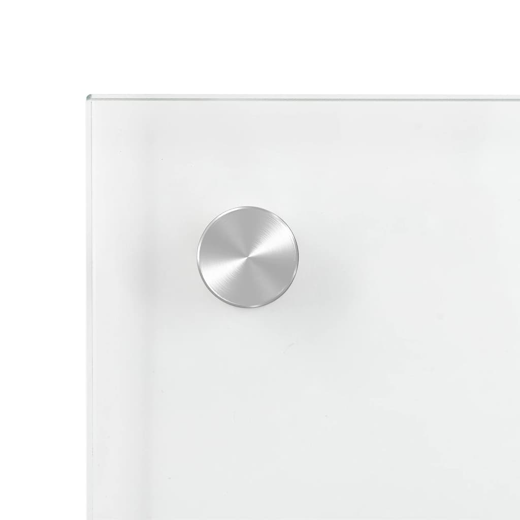 Küchenrückwände 2 Stk. Transparent 80x50 cm Hartglas