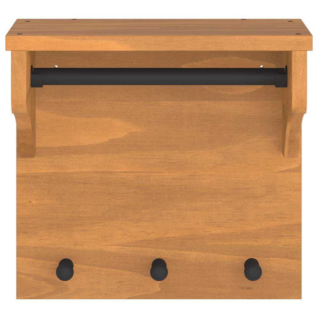 Wall rack SANDNES 43x30x42 cm Solid Pine