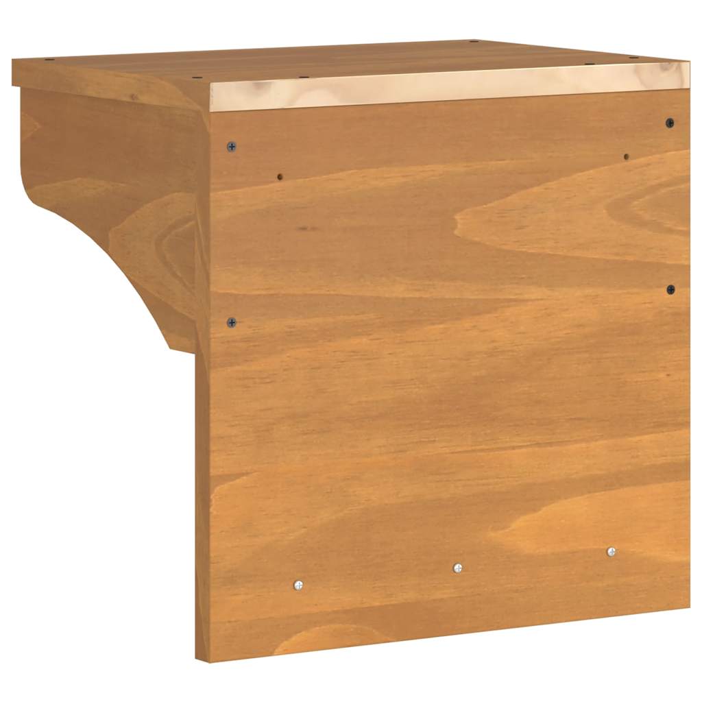 Wall rack SANDNES 43x30x42 cm Solid Pine