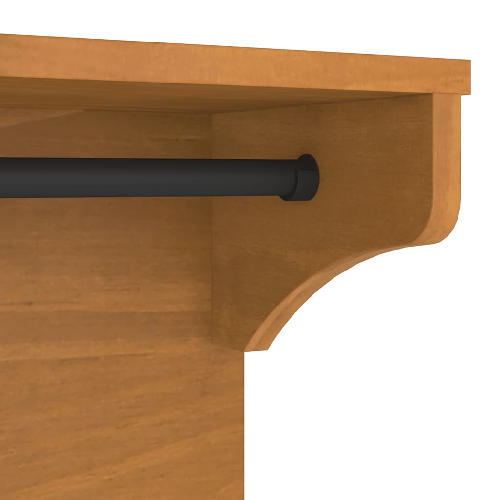 Wall rack SANDNES 43x30x42 cm Solid Pine