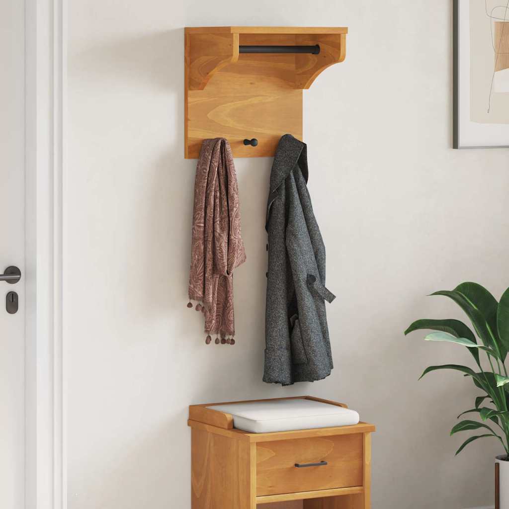 Wall rack SANDNES 43x30x42 cm Solid Pine