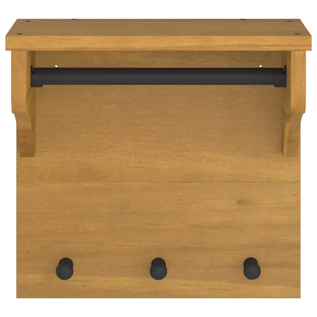 Wall rack SANDNES 43x30x42 cm Solid Pine