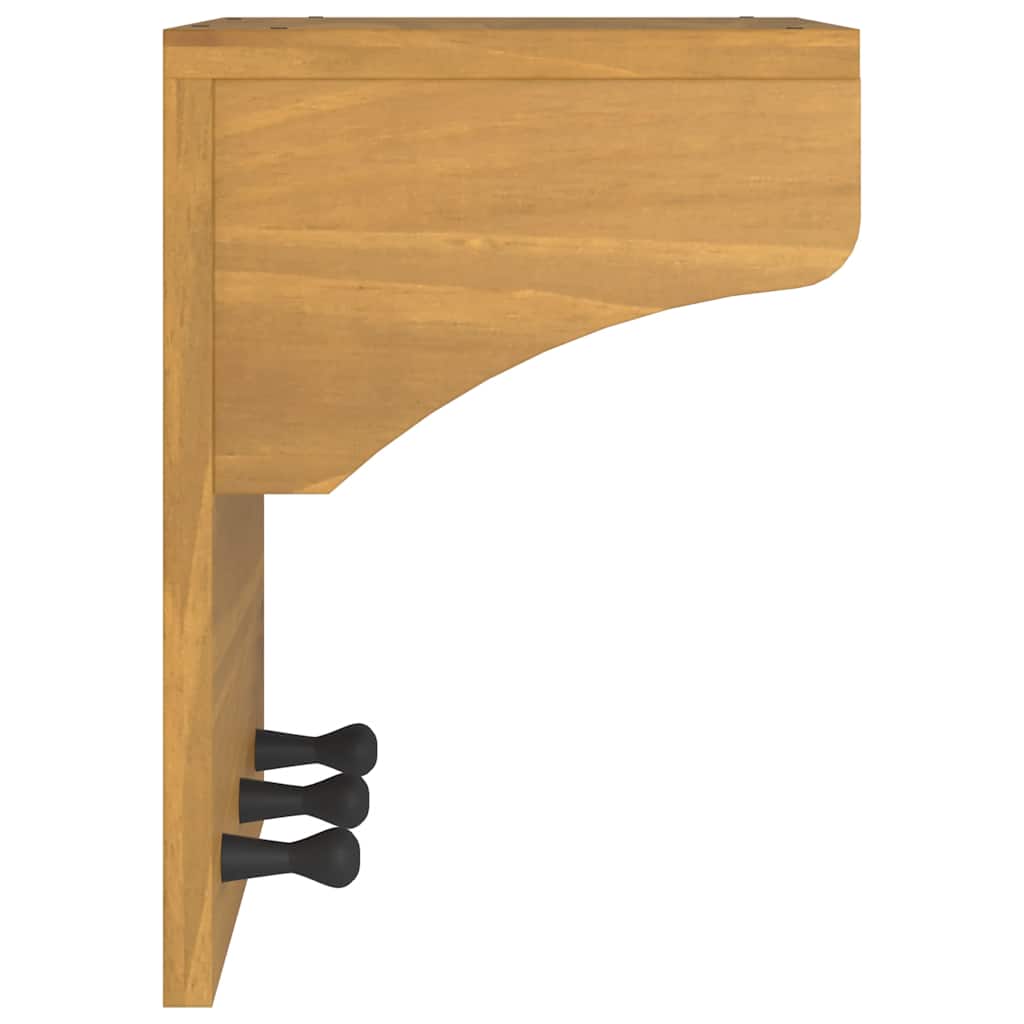 Wall rack SANDNES 43x30x42 cm Solid Pine
