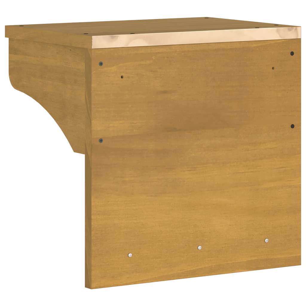 Wall rack SANDNES 43x30x42 cm Solid Pine