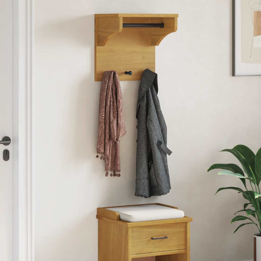 Wall rack SANDNES 43x30x42 cm Solid Pine
