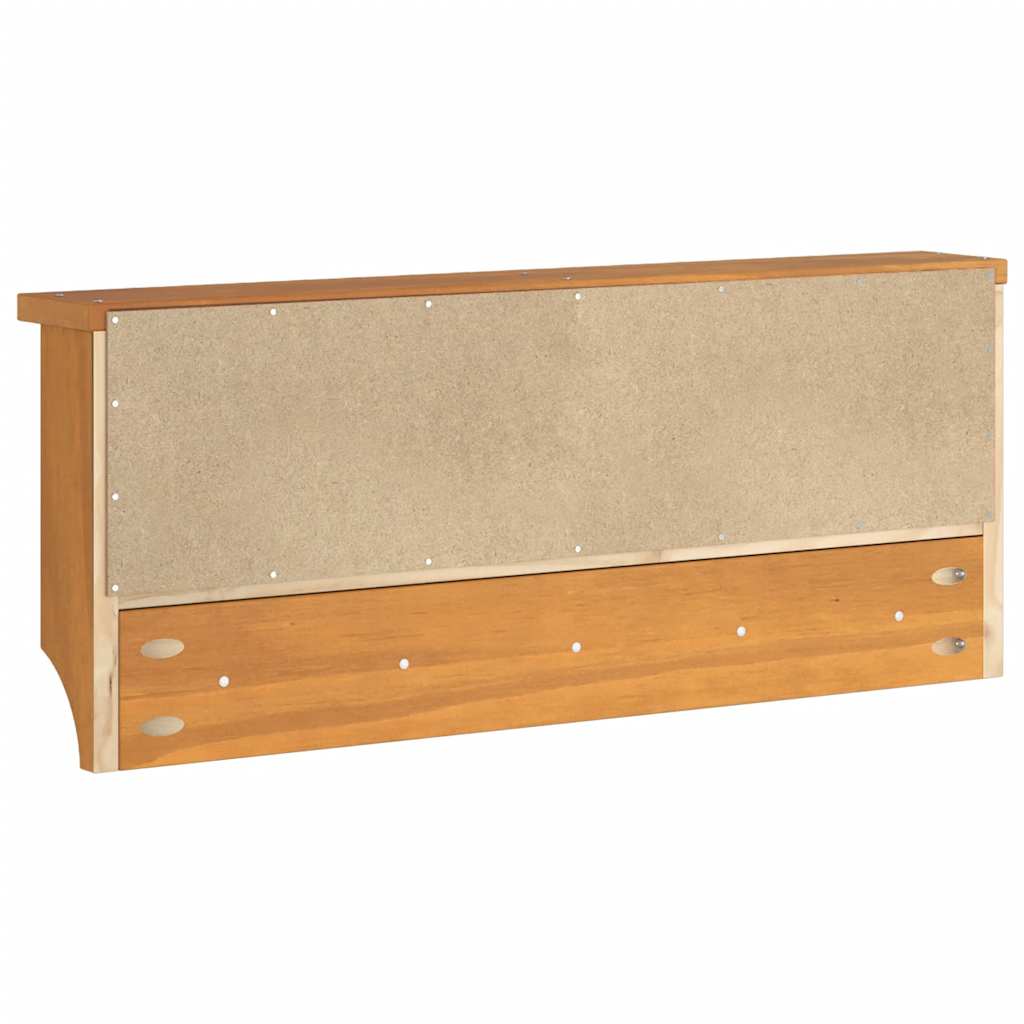 Wall-mounted coat rack SANDNES 87x12x35 cm Solid pine