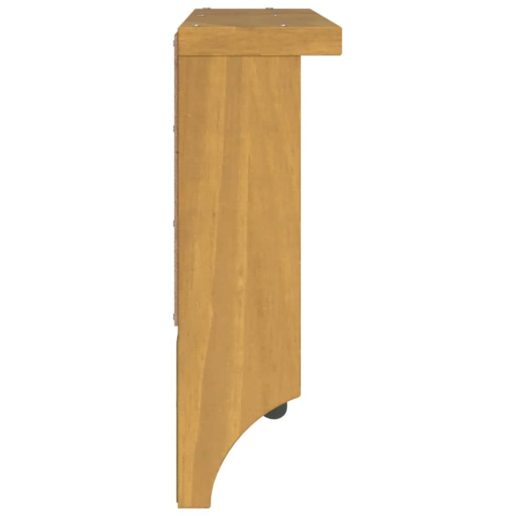 Wandgarderobe SANDNES 87x12x35 cm Massivholz Kiefer