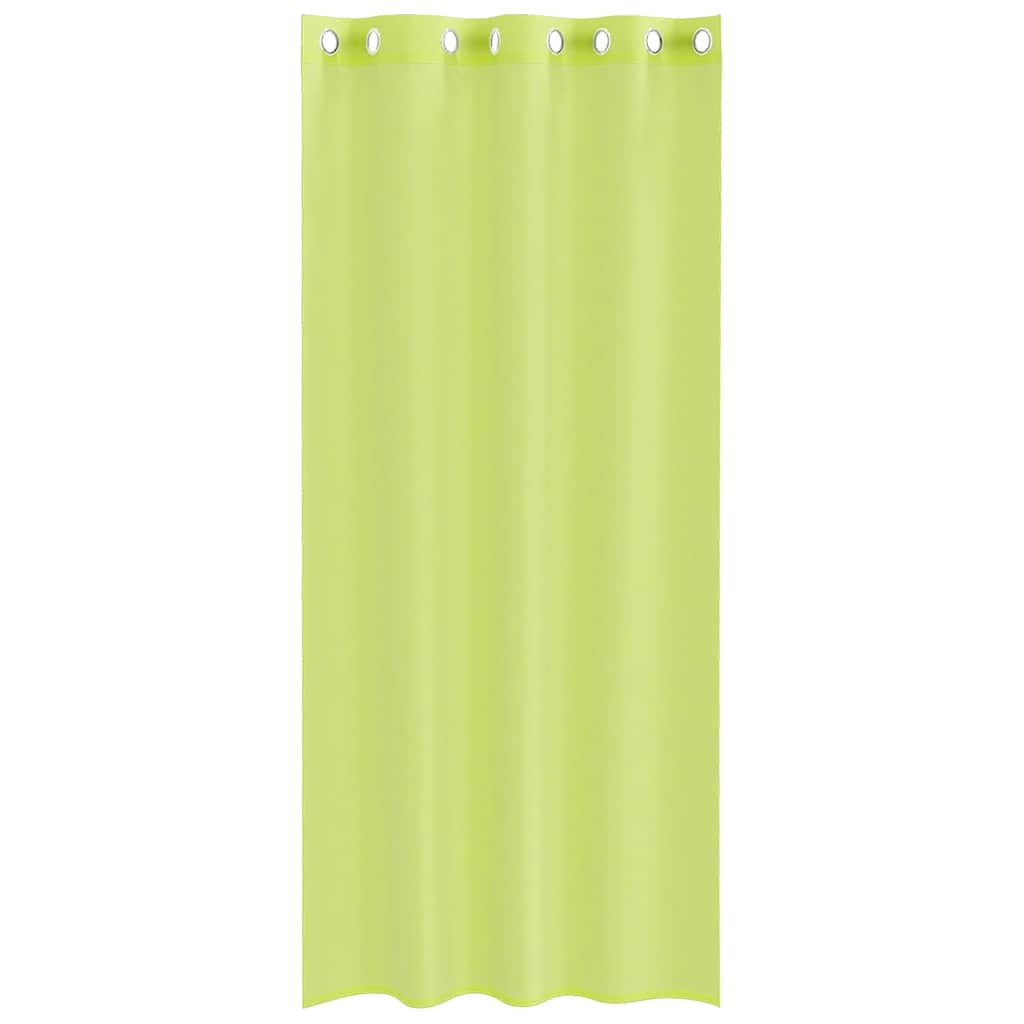 Voile Curtains with Eyelets 2 pcs. Apple Green 140x245 cm