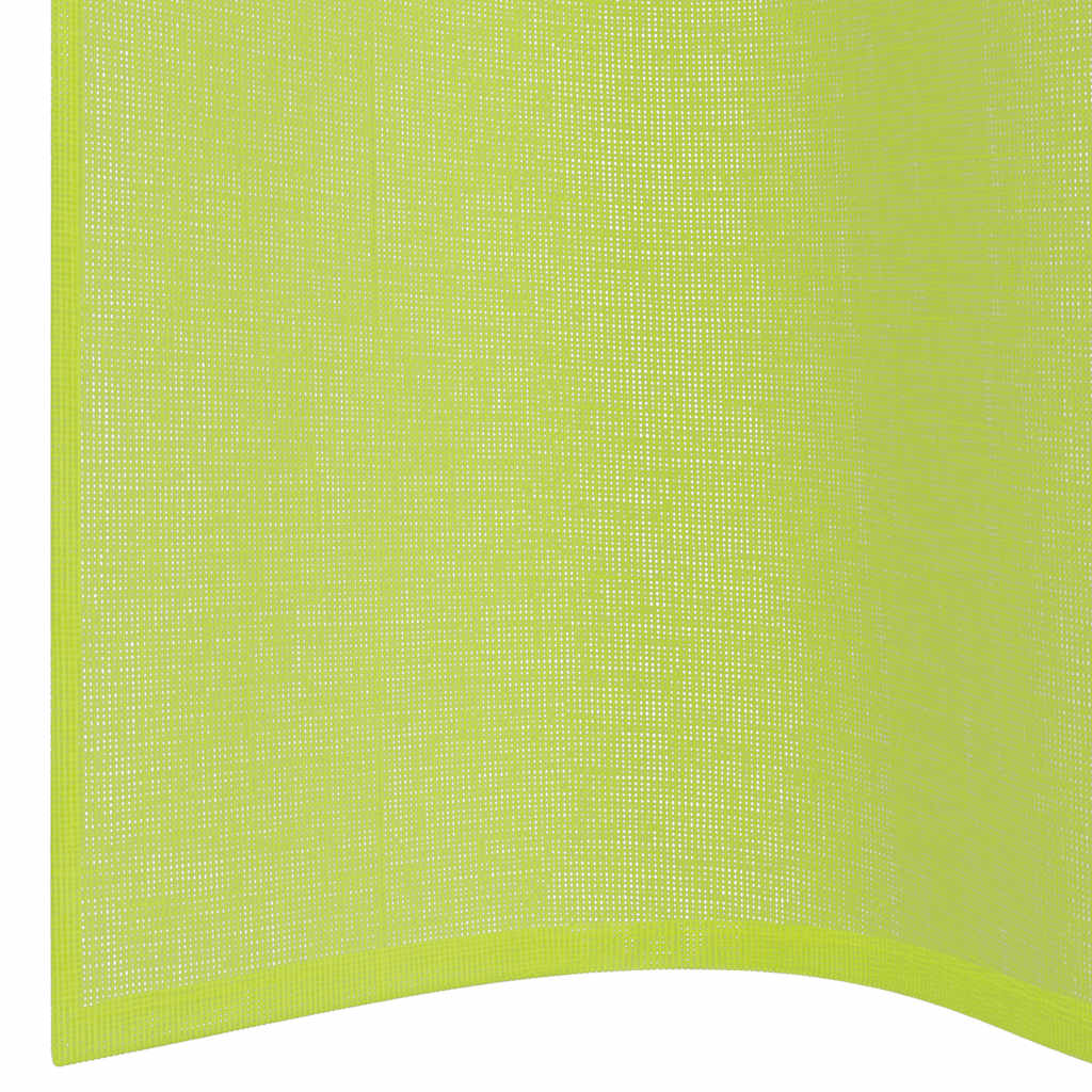 Voile Vorhänge mit Ösen 2 Stk. Apfelgrün 140x300 cm