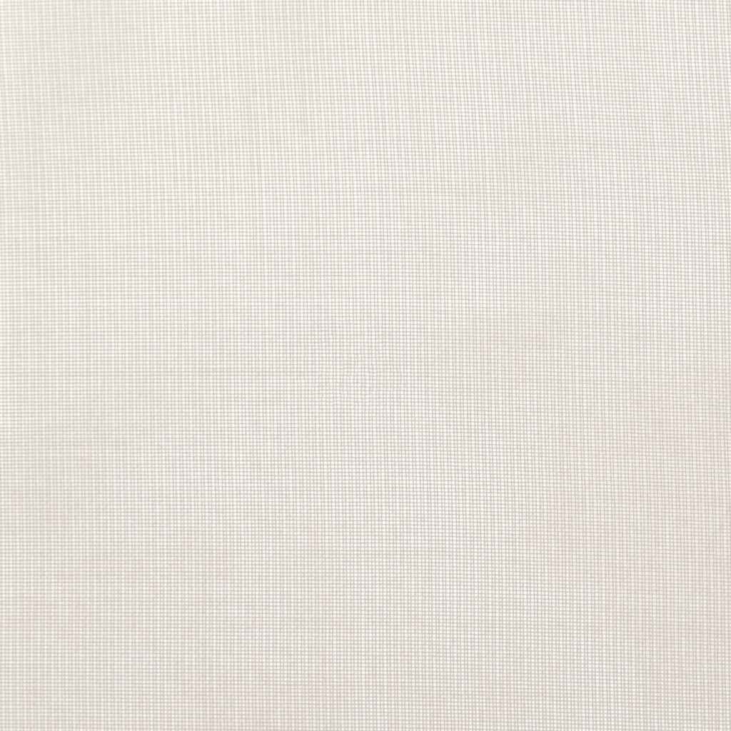Voilage à œillets 2 pièces crème 140x140 cm