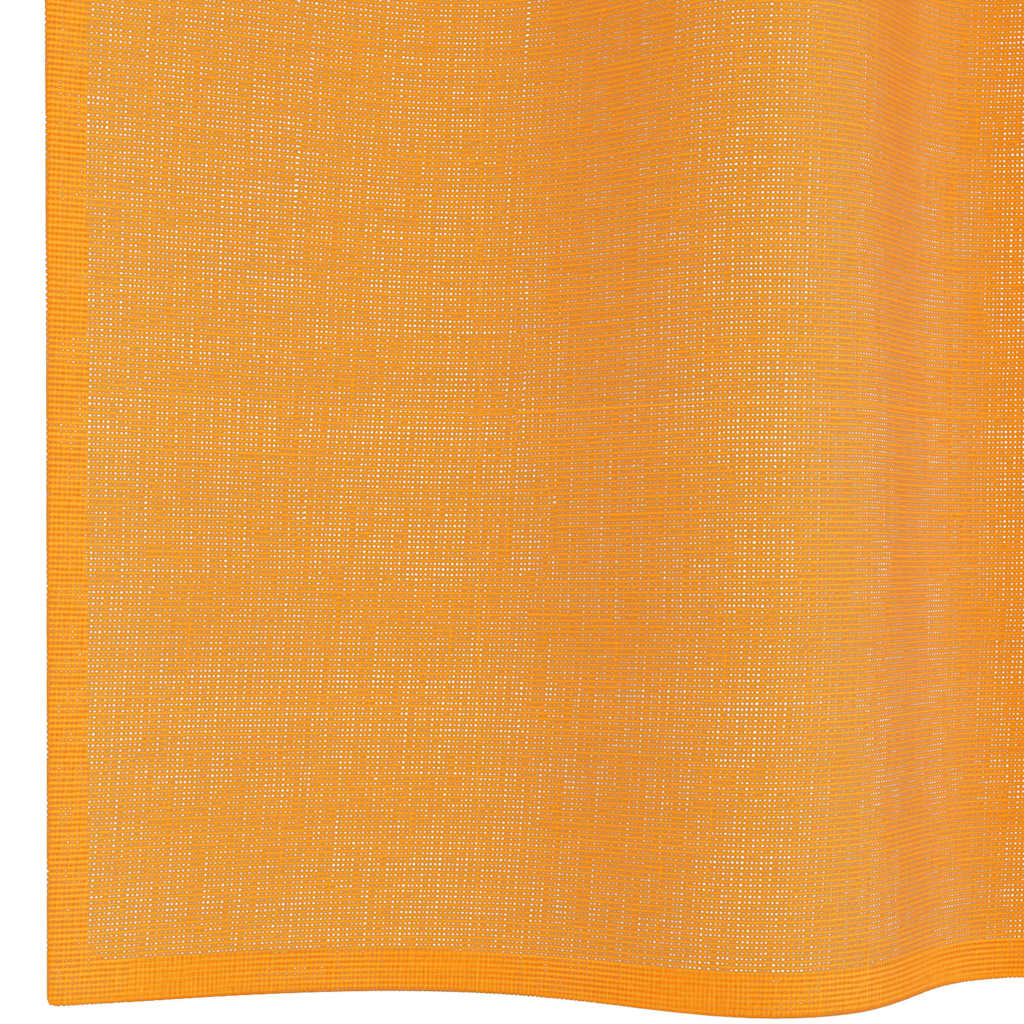 Voilage à œillets 2 p. orange 140x300 cm