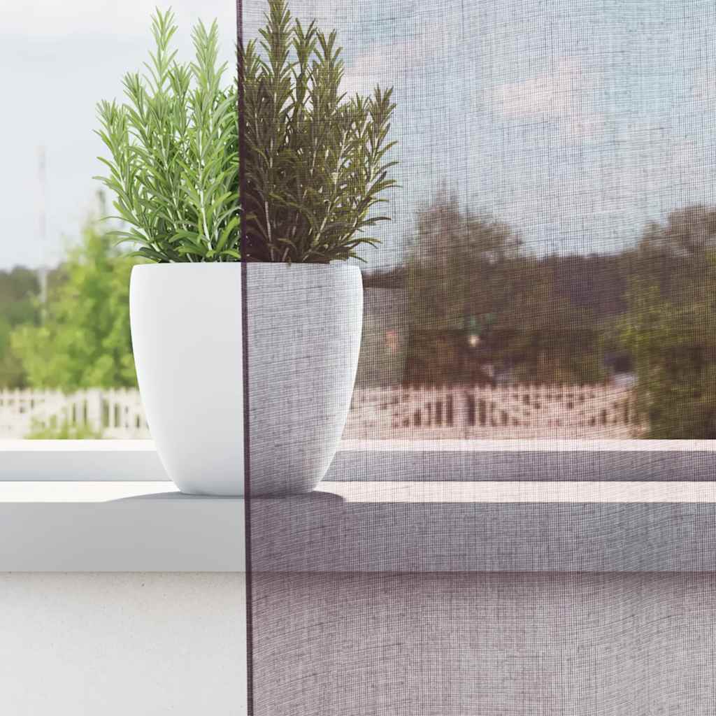 Voile Vorhänge mit Ösen 2 Stk. Lila 140x245 cm