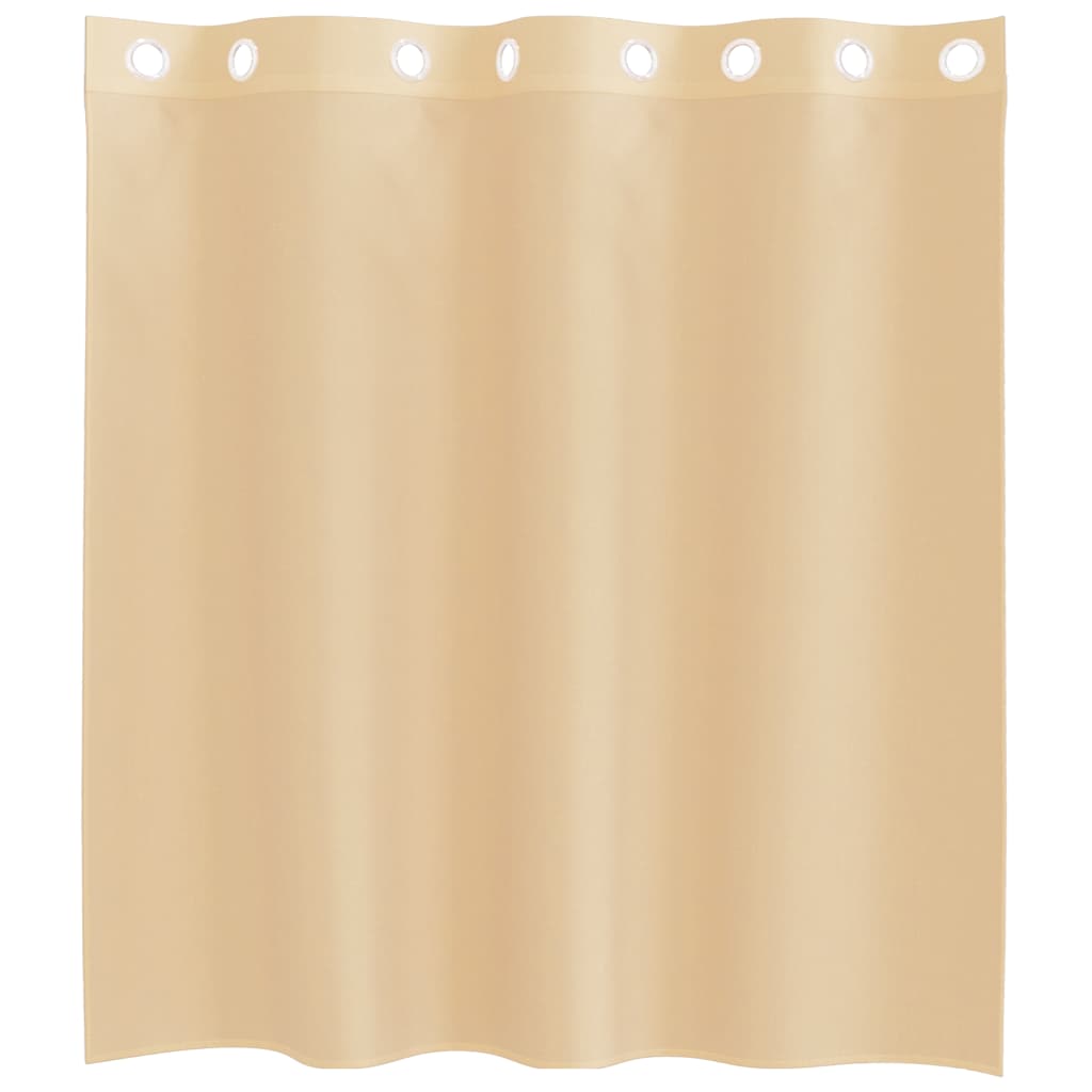 Voile Vorhänge mit Ösen 2 Stk. Sandfarbe