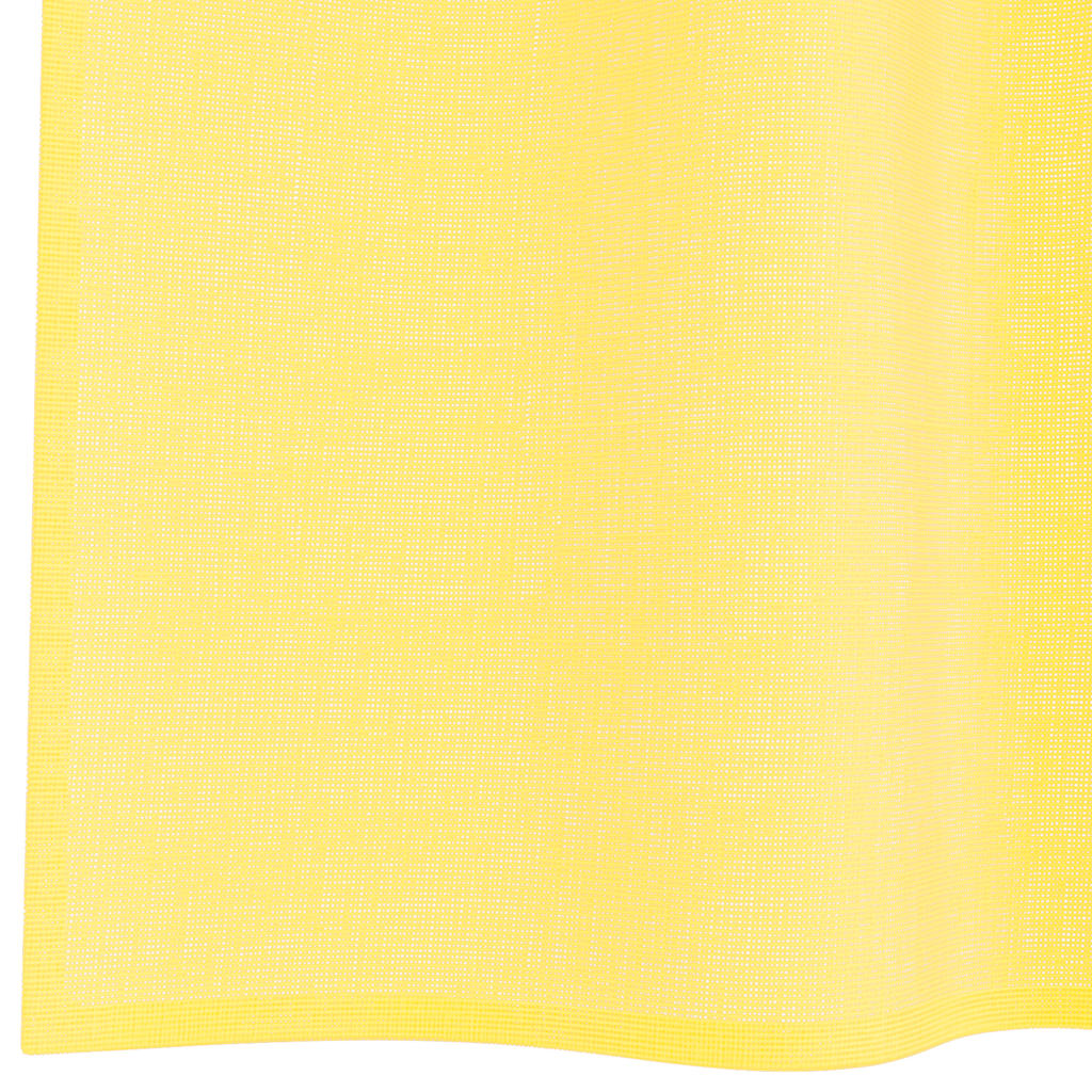 Voile Curtains with Eyelets 2 pcs. Yellow