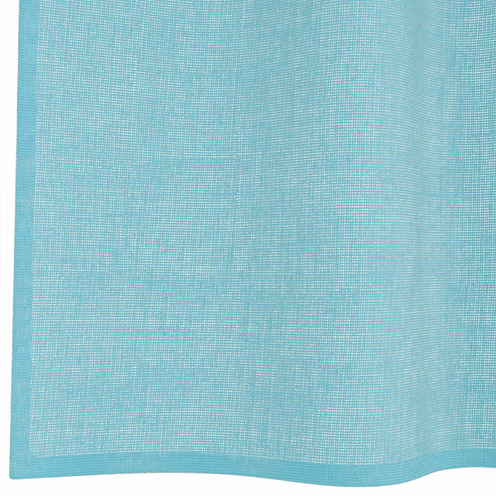 Voile Curtains with Eyelets 2 pcs. Turquoise