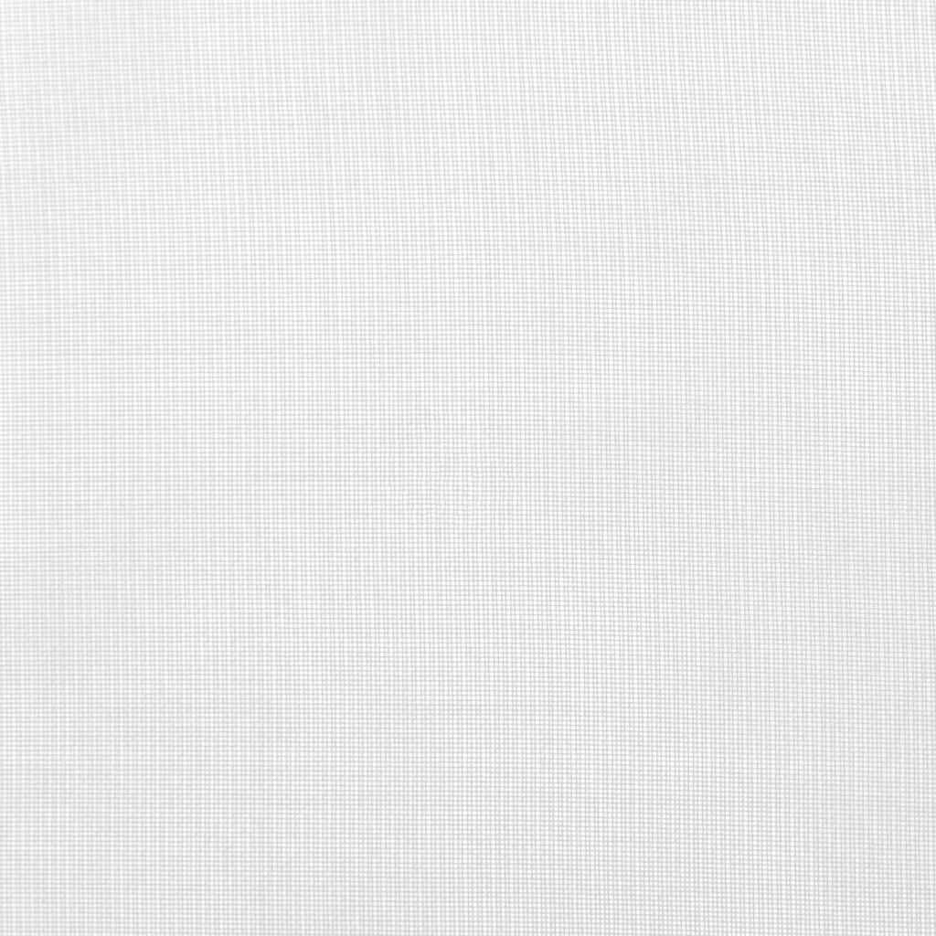 Voilages à œillets 2 pièces blancs