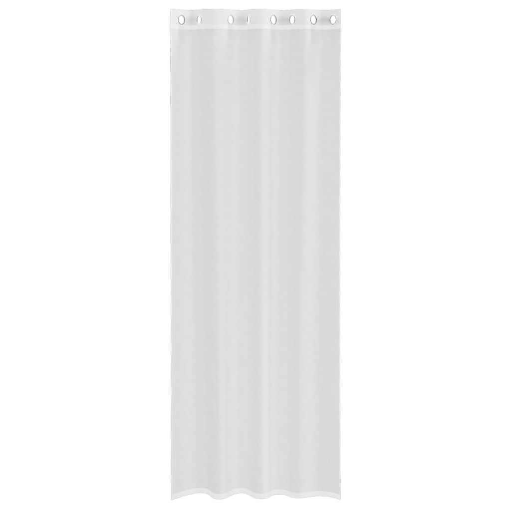 Eyelet Voile Curtains 2 pcs. White