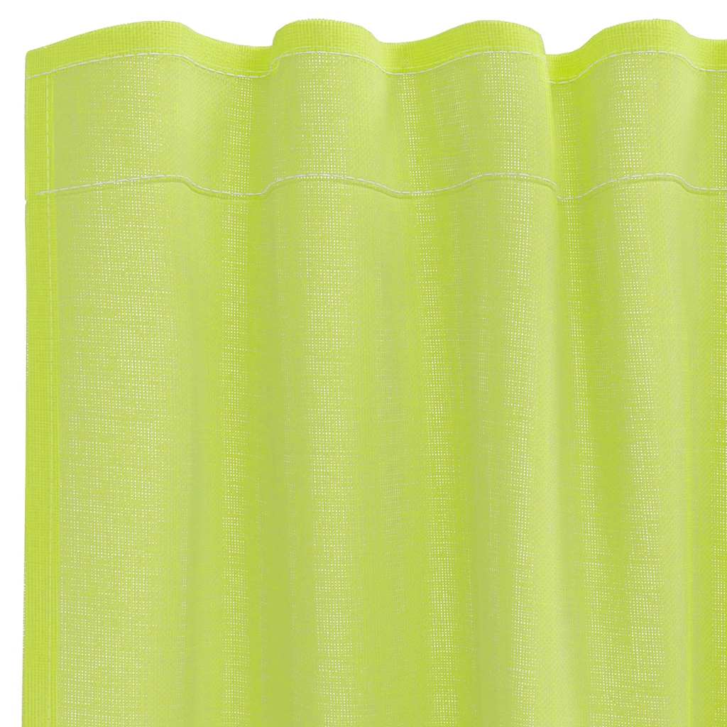 Voilages à passant 2 pcs Vert pomme