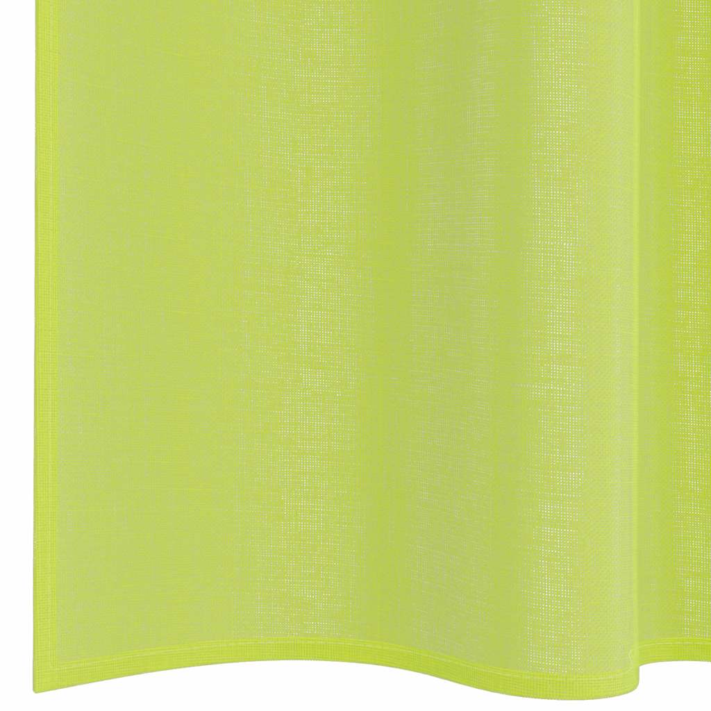 Voile Vorhänge mit Stangentaschen 2 Stk. Apfelgrün