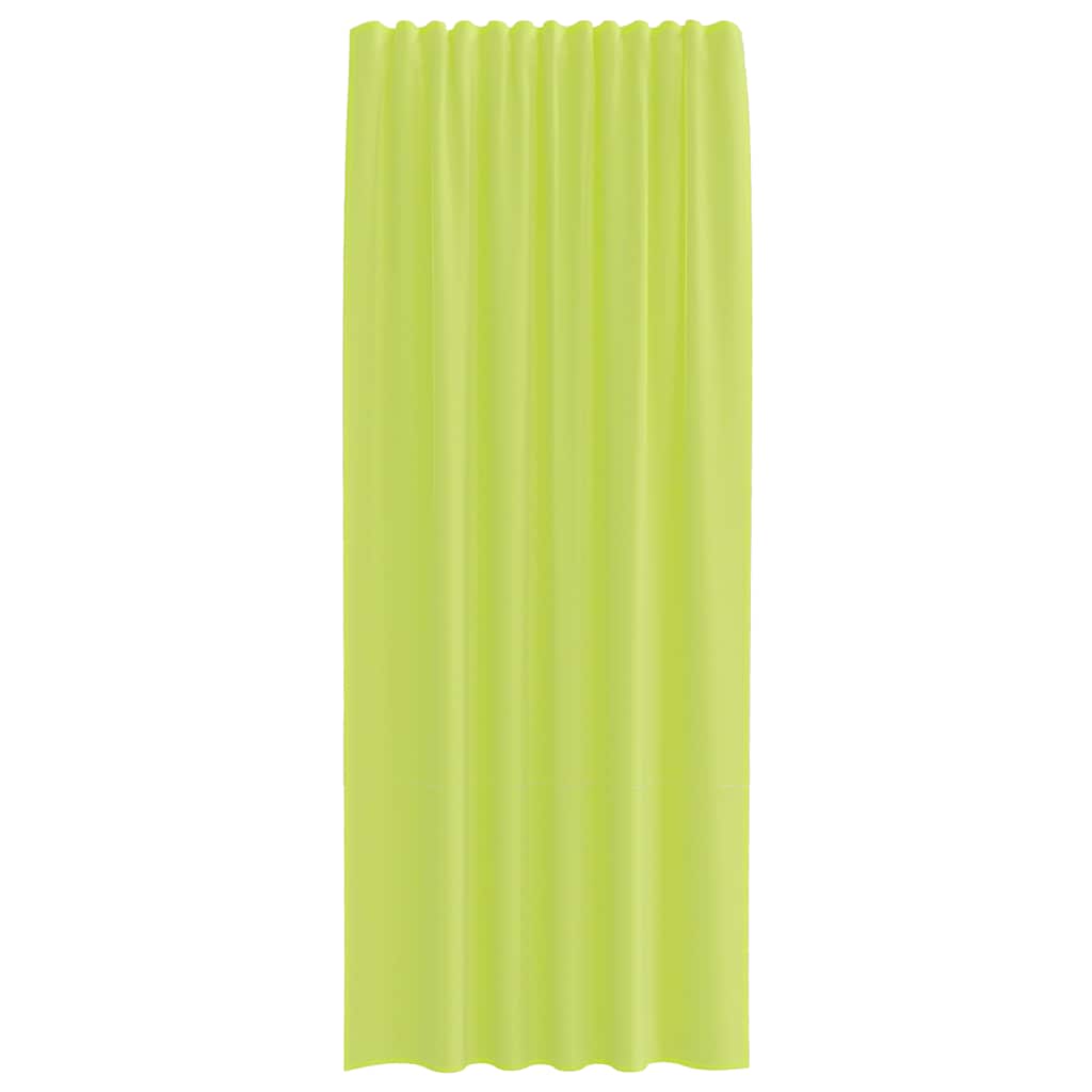 Voile Curtains with Rod Pockets 2 pcs. Apple Green