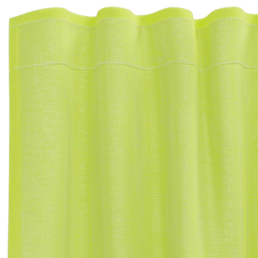 Voile Curtains with Rod Pockets 2 pcs. Apple Green