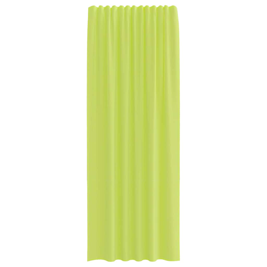 Voile Curtains with Rod Pockets 2 pcs. Apple Green