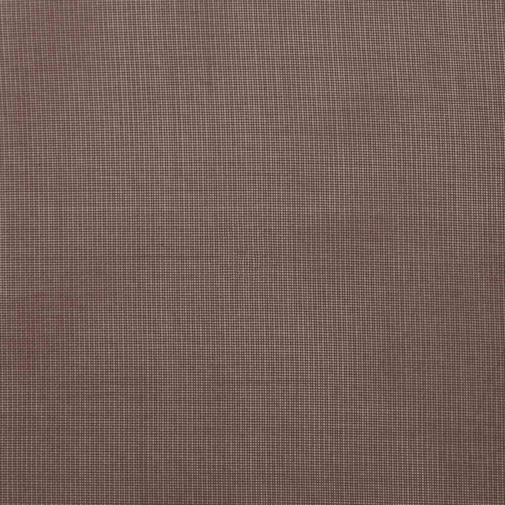 Sheer Curtains with Rod Pockets 2 pcs. Brown
