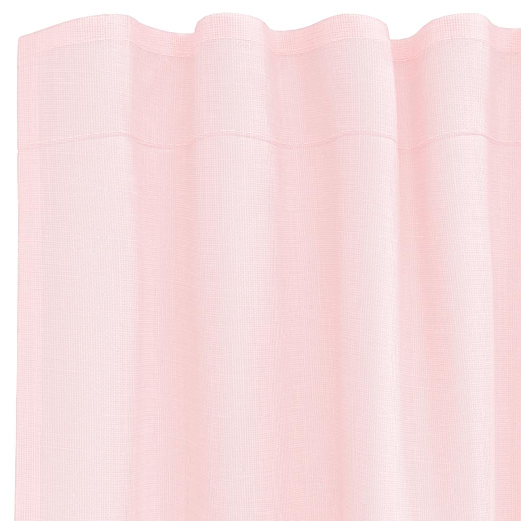 Voilages à passant 2 pcs. Rose clair