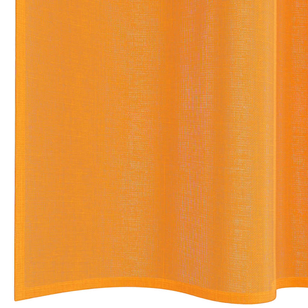 Voilages à passant 2 pièces orange