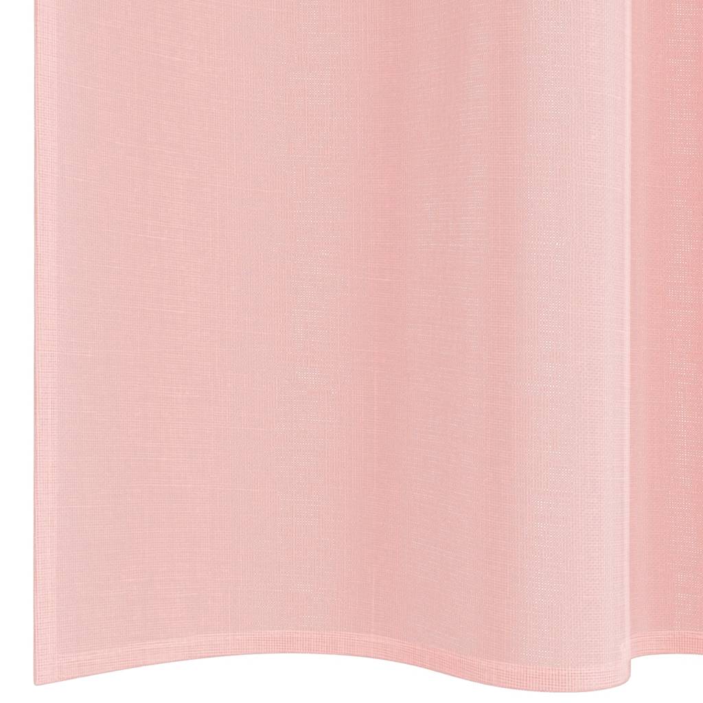 Voile Curtains with Rod Pockets 2 pcs. Pink