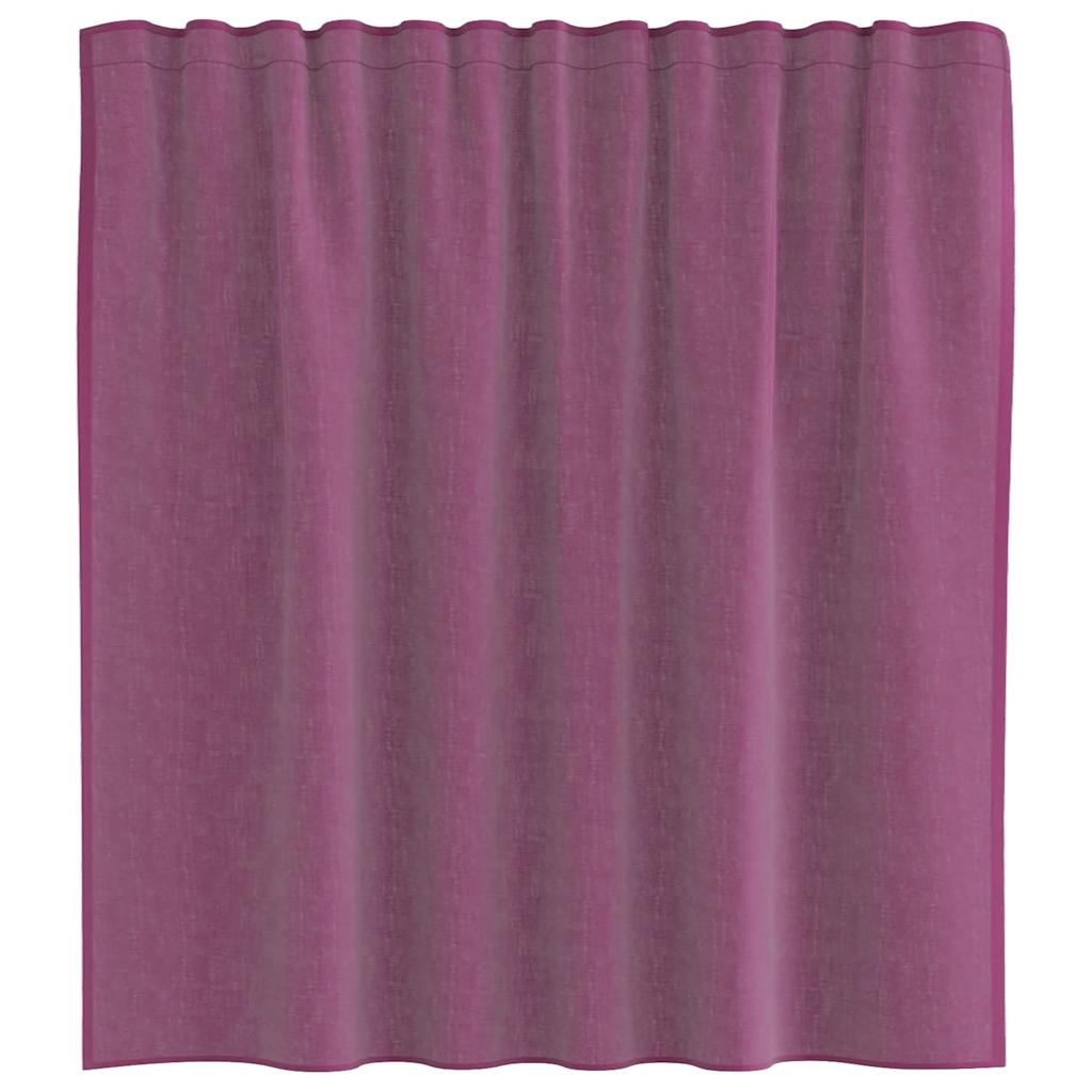 Rideaux en voile avec passe-tringle 2 p. Mauve
