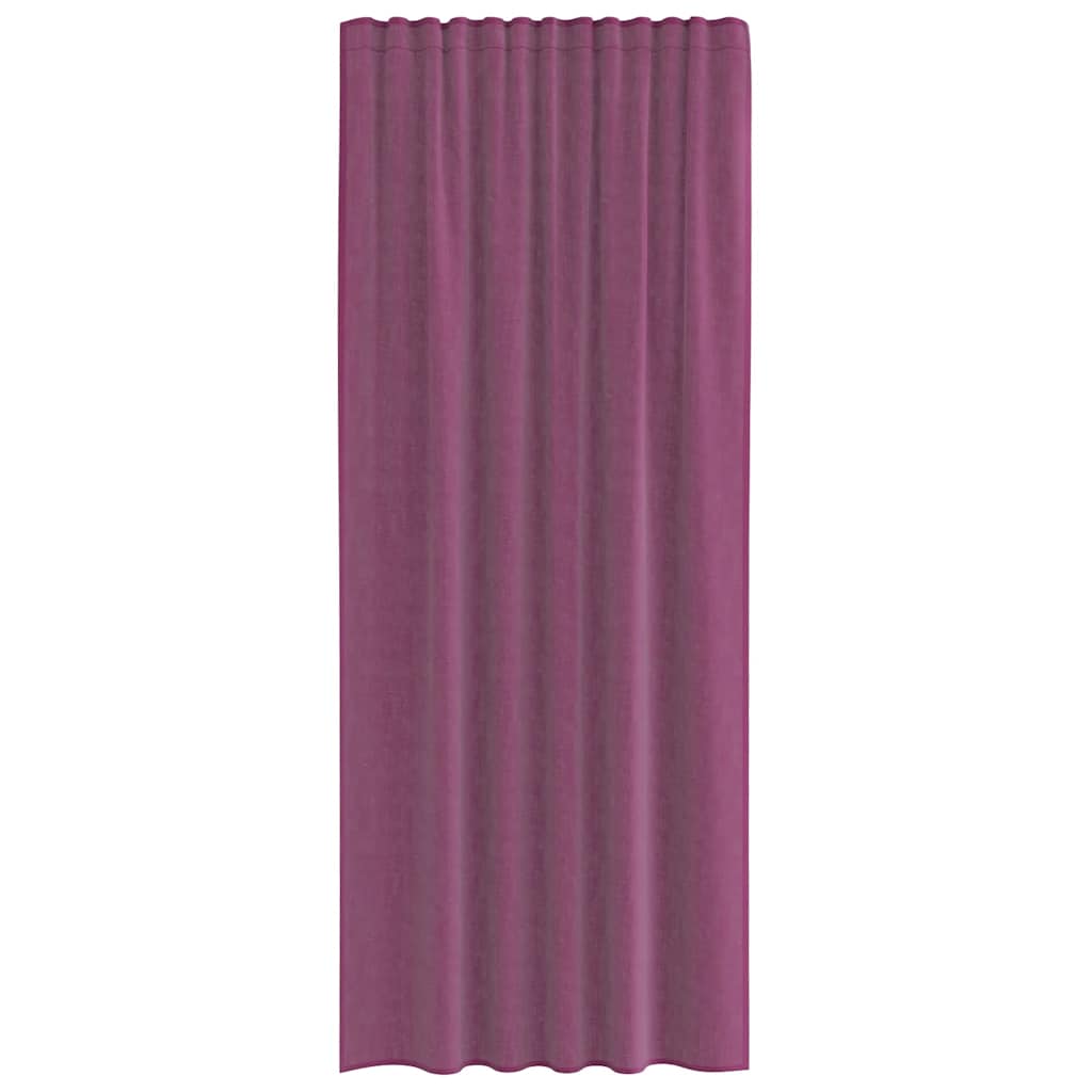 Rideaux en voile avec passe-tringle 2 p. Mauve
