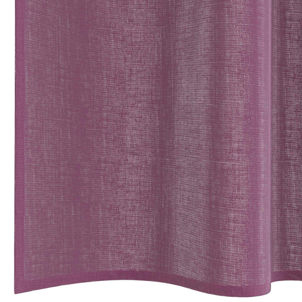 Rideaux en voile avec passe-tringle 2 p. Mauve
