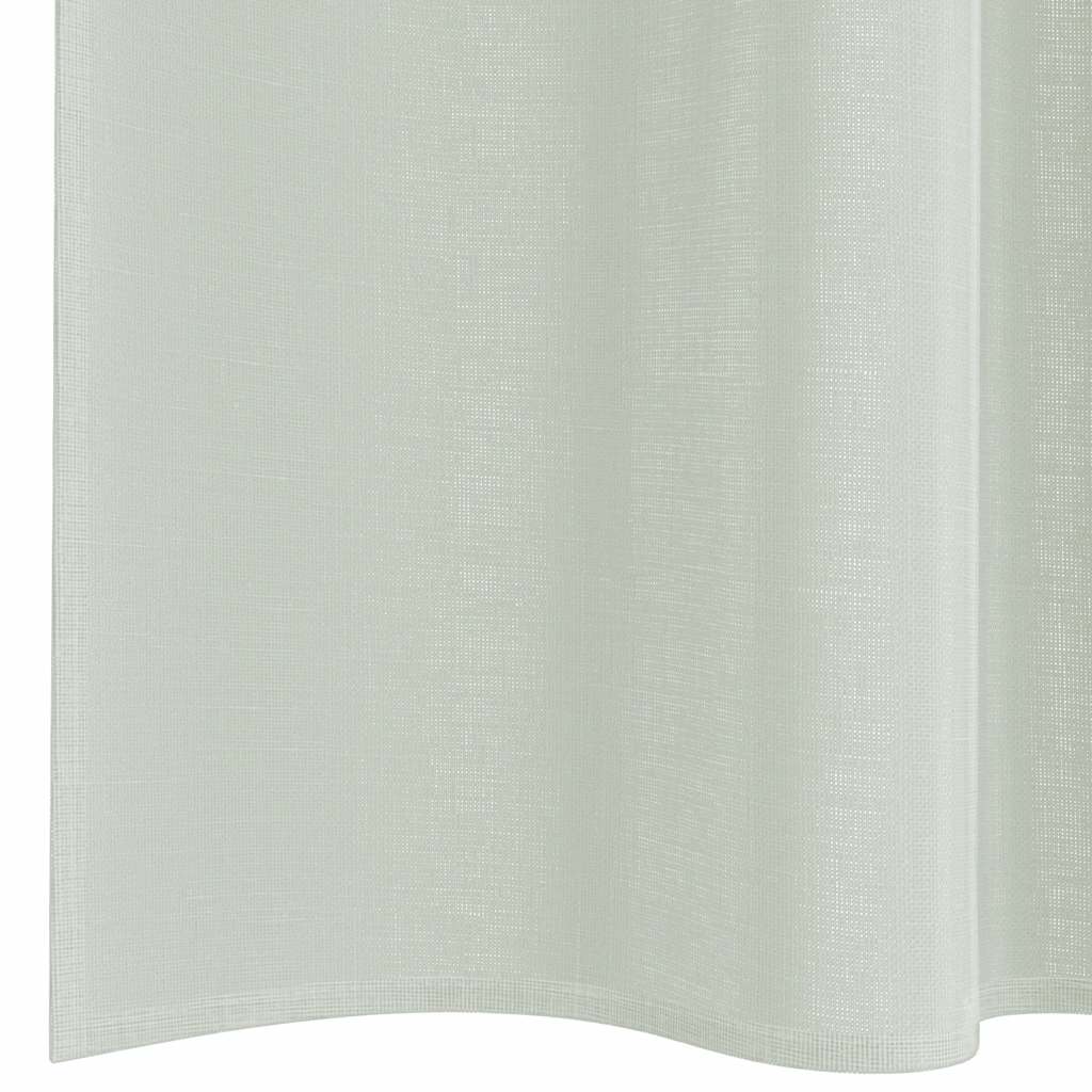 Voilage à passants 2 pcs. Gris clair
