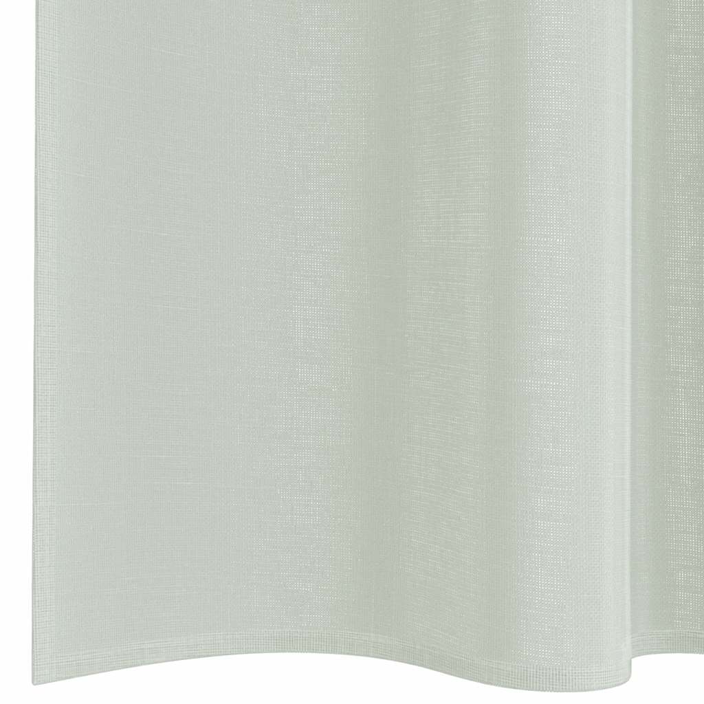 Voilage à passants 2 pcs. Gris clair