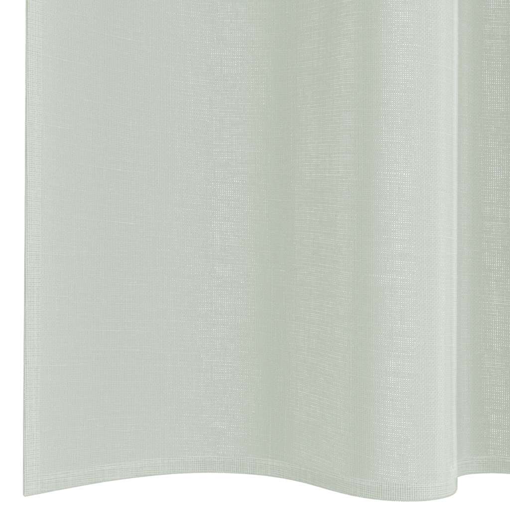 Voilage à passants 2 pcs. Gris clair