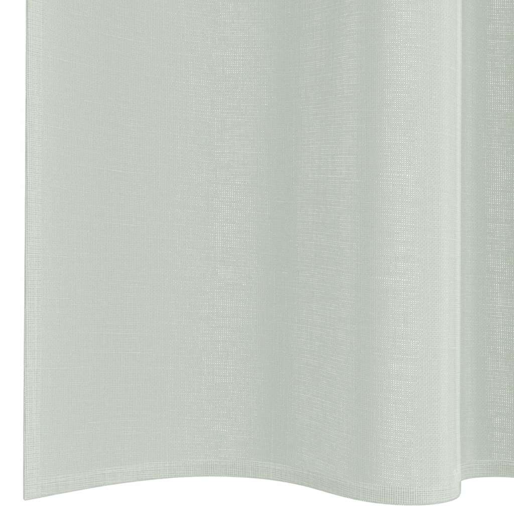 Voilage à passants 2 pcs. Gris clair