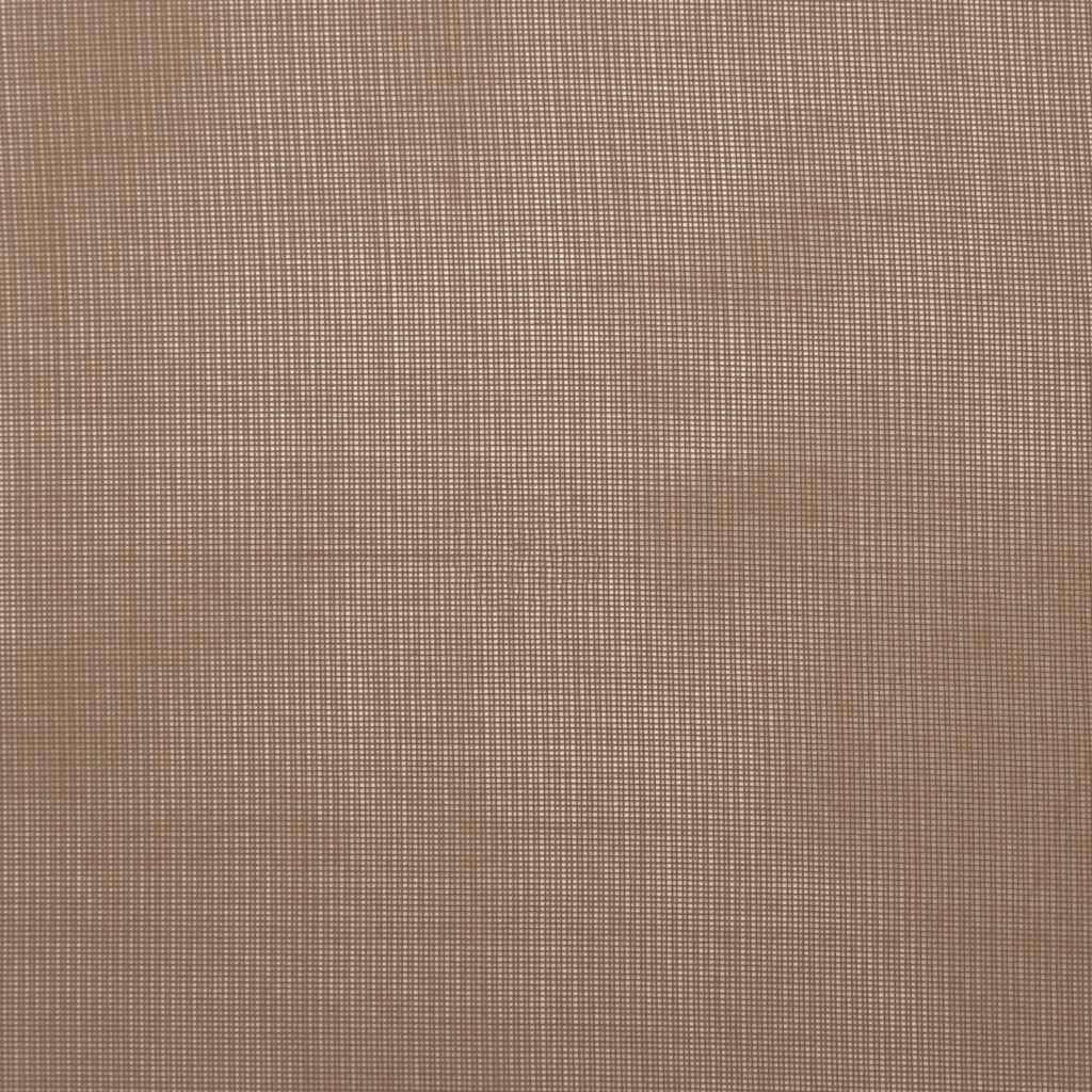 Voilages avec passe-tringle, 2 pcs. Marron clair